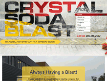 Tablet Screenshot of crystalsodablast.com